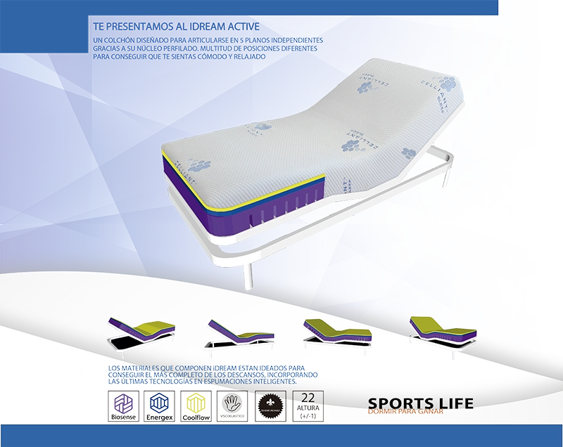 Colchón IDREAM ACTIVE Durmet.
